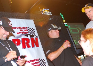 NASCAR drivers and PRN host radio show at Bragg