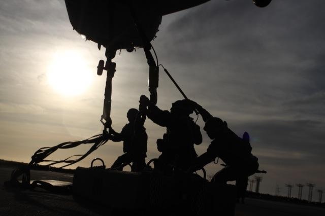 LS Marines support resupply operations during training exercise