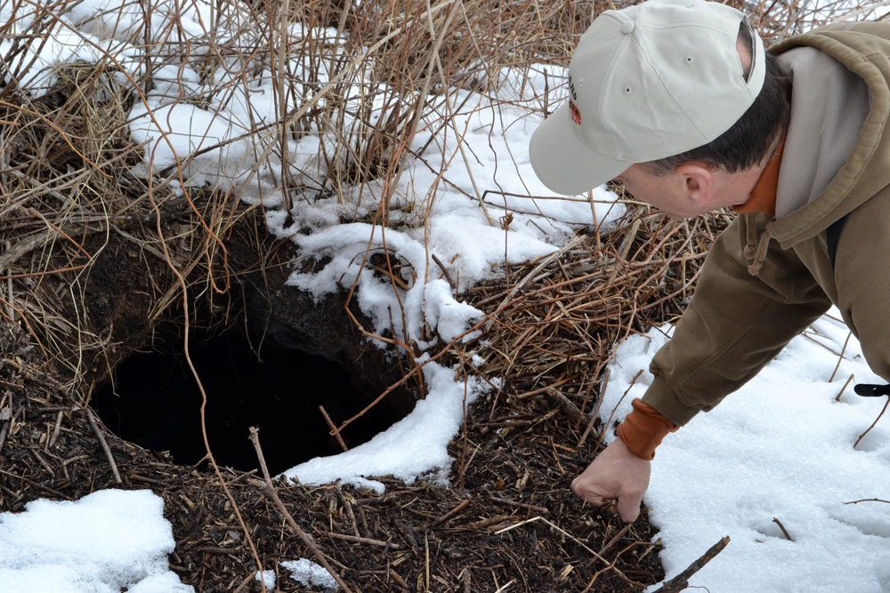 DNR visits Black Bear Den at Camp Ripley