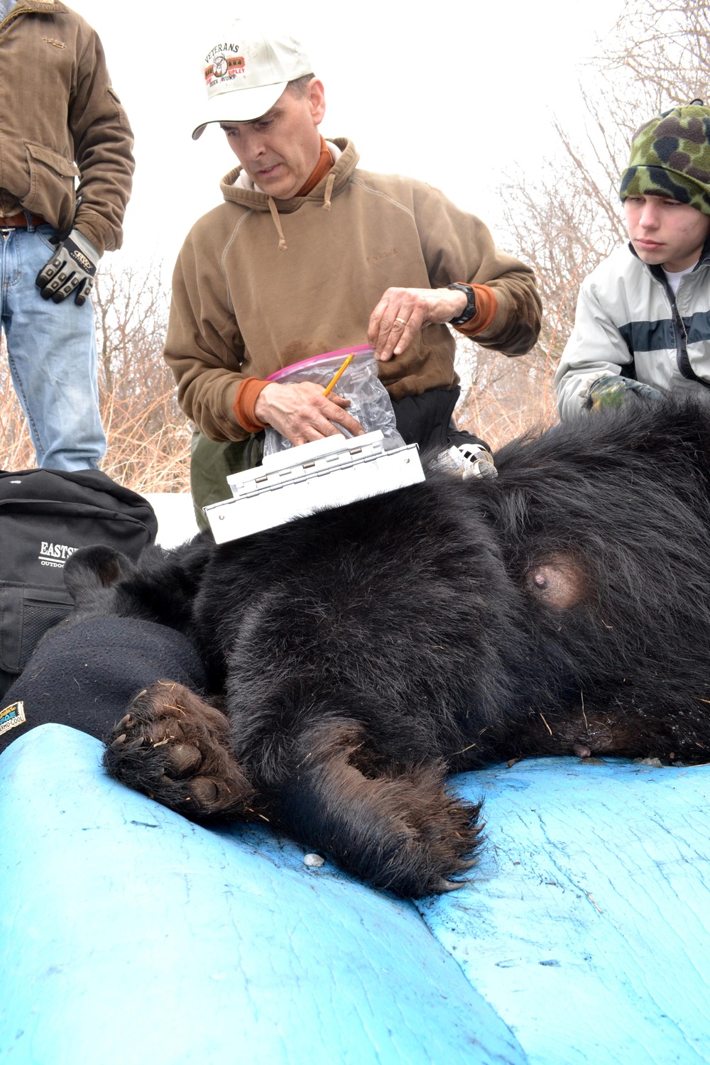 DNR visits Black Bear Den at Camp Ripley