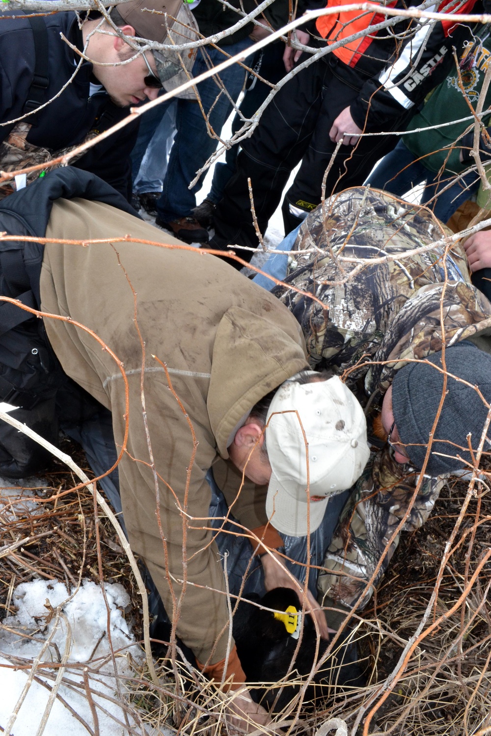 DNR visits Black Bear Den at Camp Ripley