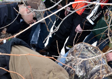 DNR visits Black Bear Den at Camp Ripley