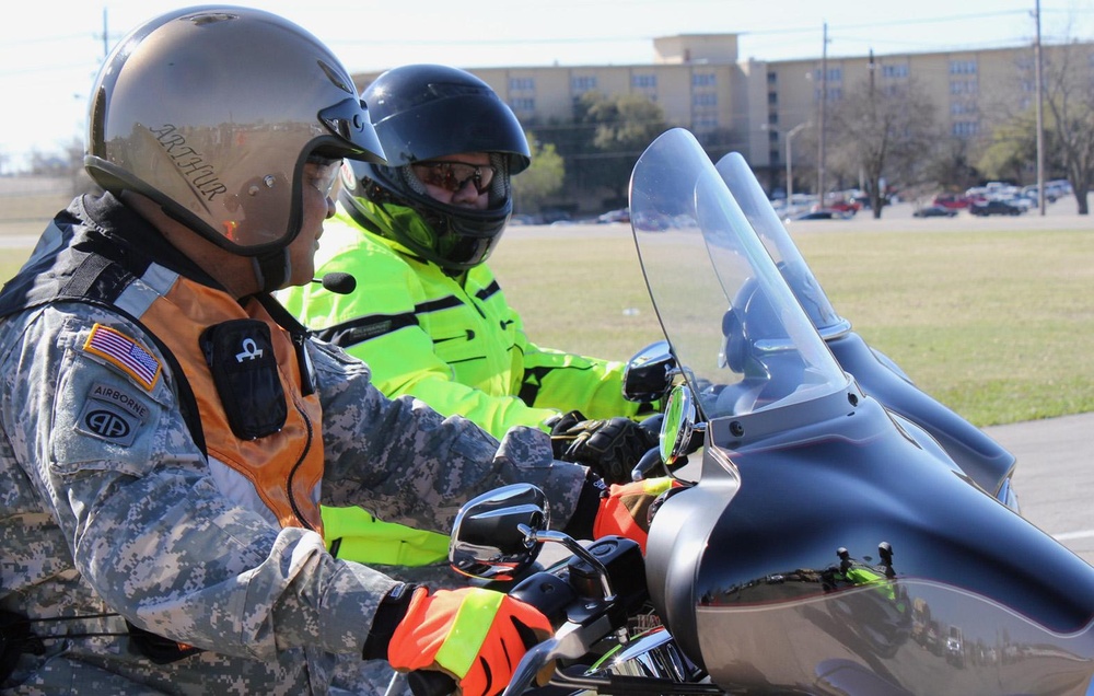 Sons of Anarchy stars join Fort Hood Soldiers during mentorship ride