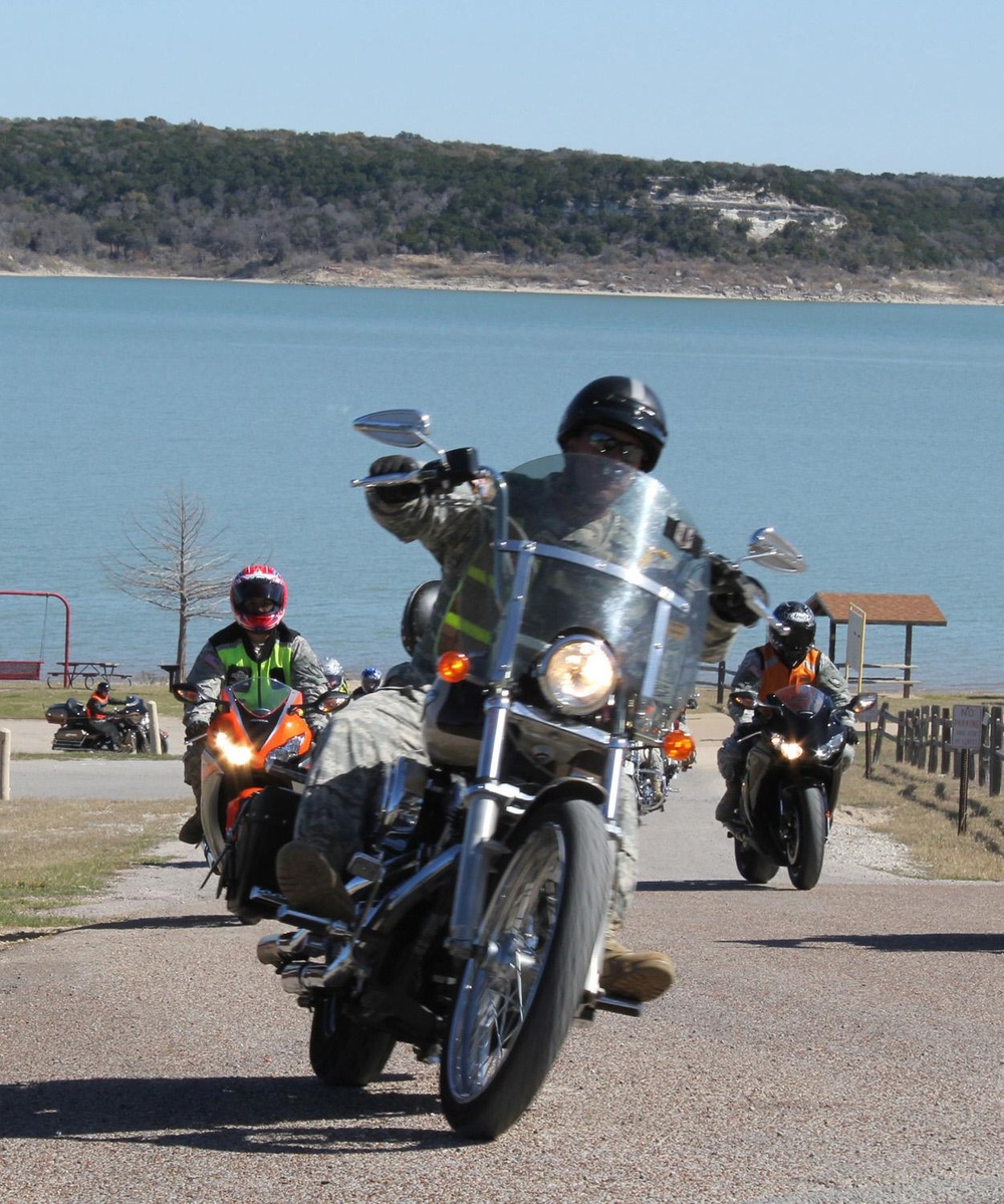 Sons of Anarchy stars join Fort Hood Soldiers during mentorship ride