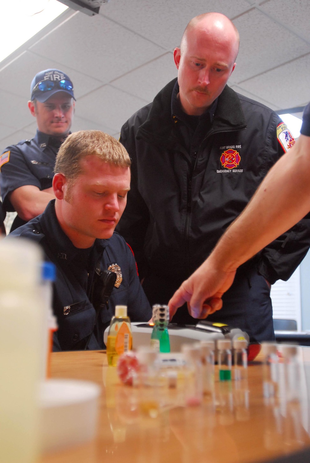 Laser show: Firefighters train on new hazardous materials identifier