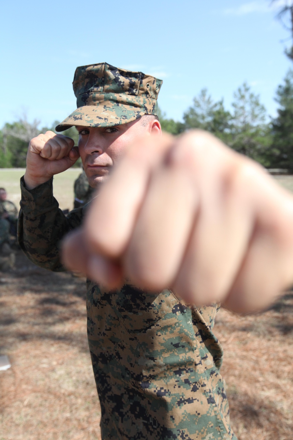 War fighter by day, Ground fighter by night:Reserve Marine is Professional MMA fighter.