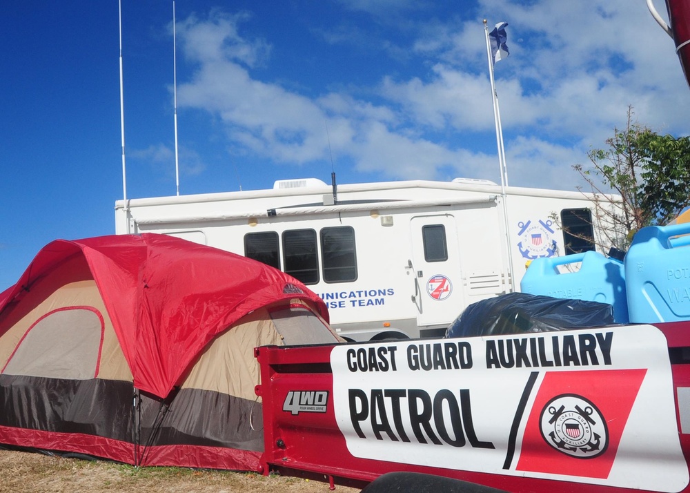 Coast Guard Auxiliary provides communication support to Tradewinds 2011