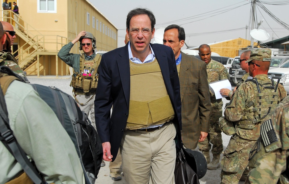 Thomas Nides at Kandahar Airfield