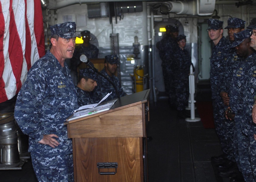 USS Mason Change of Command
