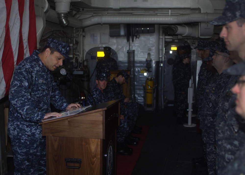 USS Mason Change of Command