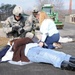 Military Police practice treating casualties