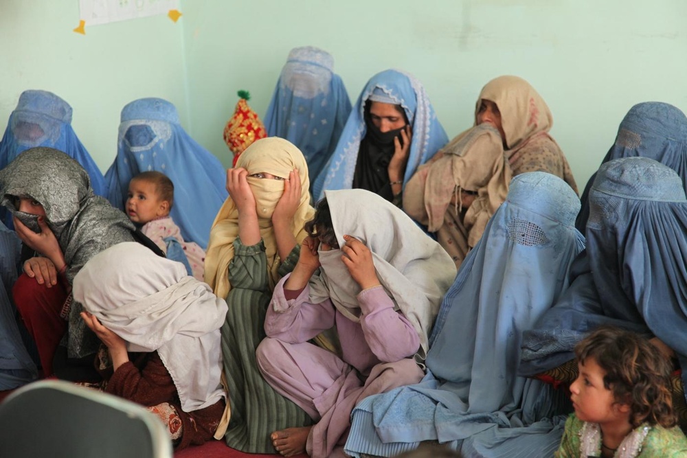 Displaced Afghan families earn diploma, skills for income