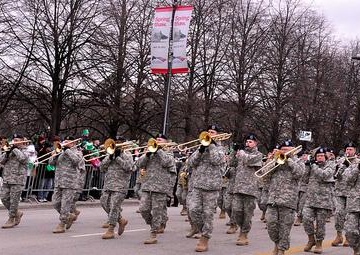 Army Reserve- 88th Regional Support Command Bands March in Saint Patrick's Day Parade