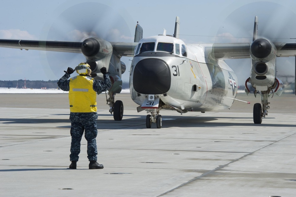 C-2A Greyhounds reposition to NAF Misawa