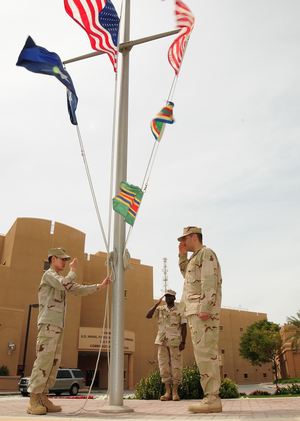 Flag Salute in Bahrain