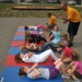 Sailors Help Student Participate in the Presidential Fitness Test