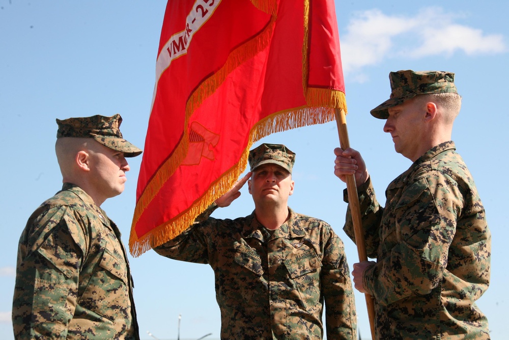 Otis Marines greet new leader
