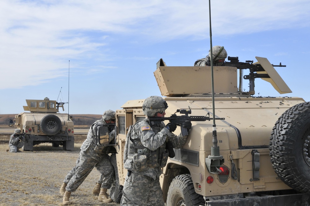 Kansas Guardsmen train for deployment to the Horn of Africa