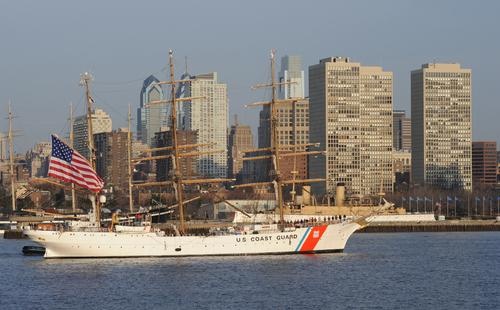 Coast Guard Cutter Eagle visits Philadelphia