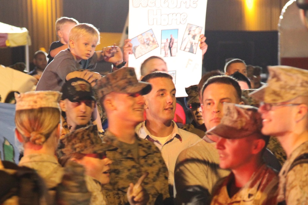 Home Sweet Home: 1st MLG Marines redeploy from Afghanistan