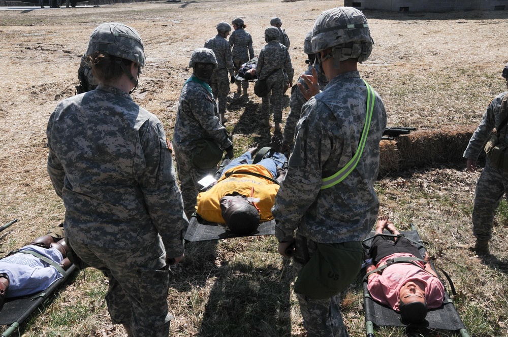 Fort Bragg and Kentucky Soldiers train at Muscatatuck