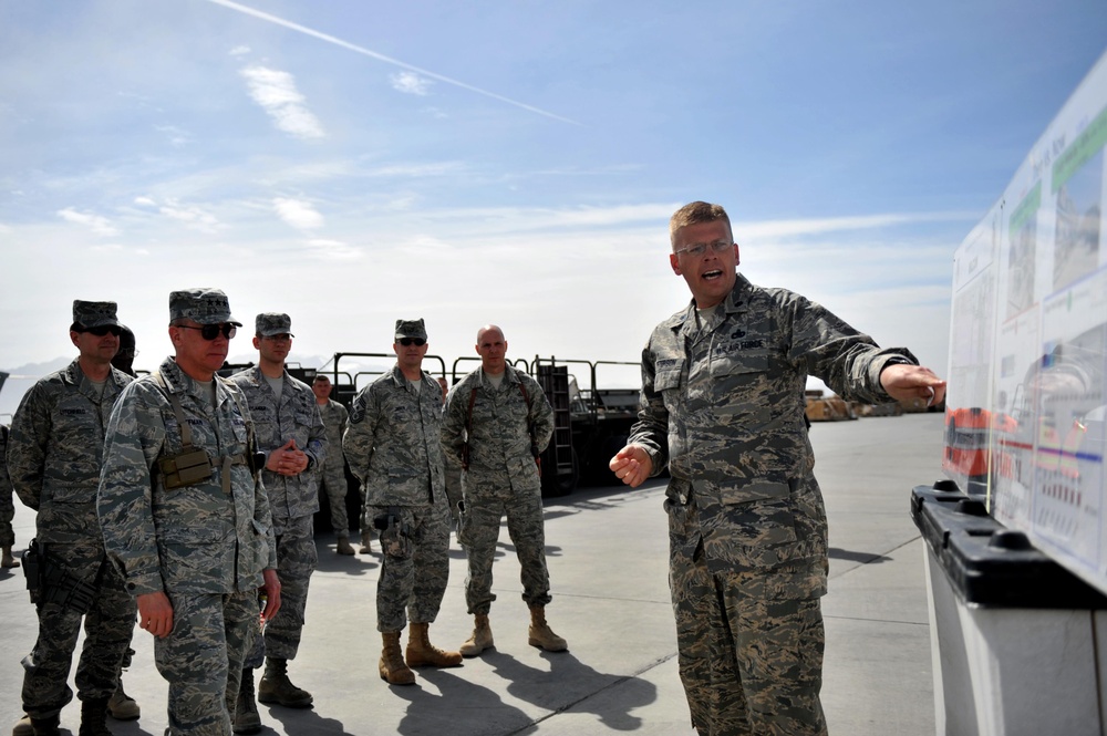 Air Force Material Command visit Bagram Airfield