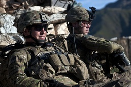 High ground gives soldiers advantage over Taliban