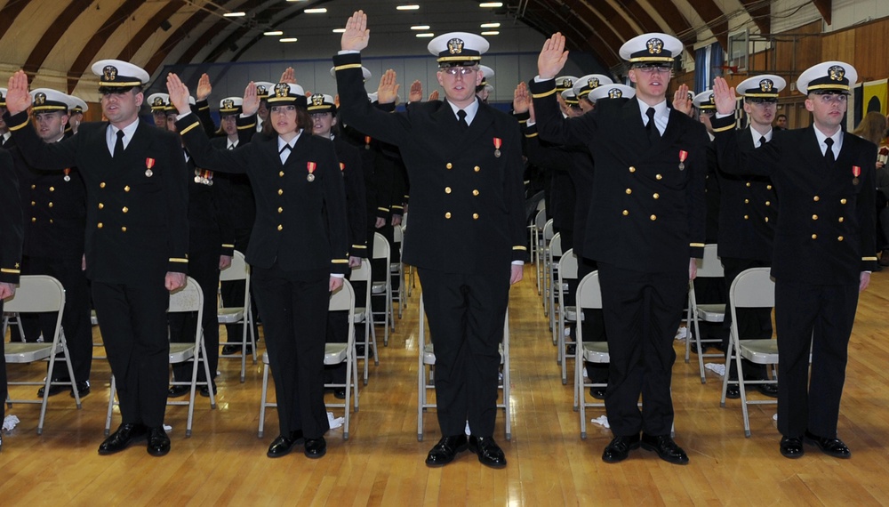 Officer Candidates Take the Oath of Office