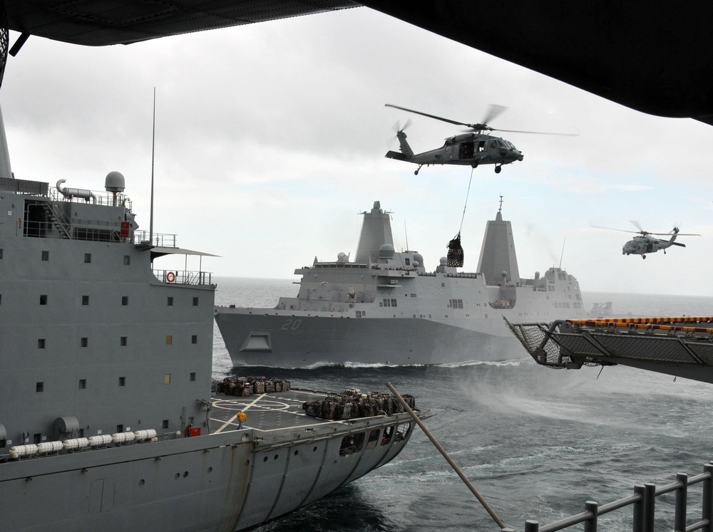 USS Boxer Replenishment