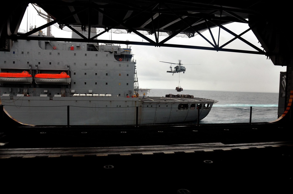 USS Boxer Replenishment