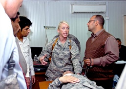 US team works to increase Iraq’s trauma nursing capabilities
