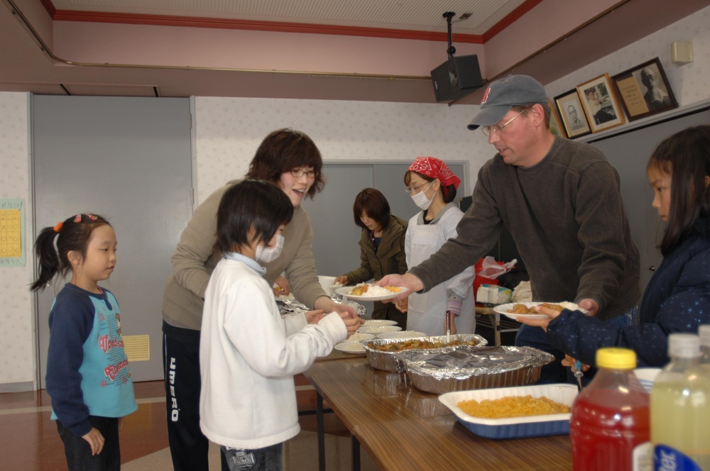 NAF Misawa Personnel and Family Members Serve Japanese Orphanage