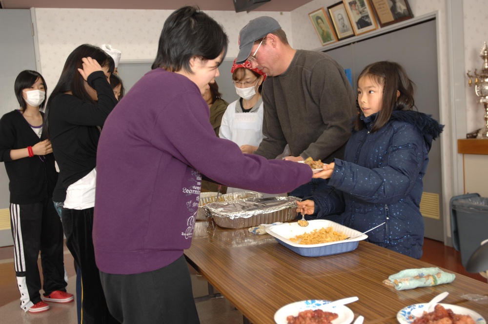 NAF Misawa Personnel and Family Members Serve Japanese Orphanage