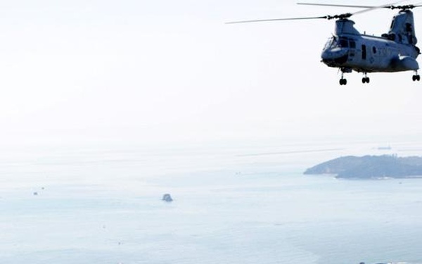 1st Marine Aircraft Wing transports fuel to affected areas