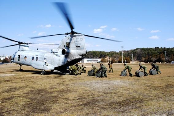 1st Marine Aircraft Wing transports fuel to affected areas