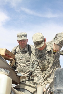 Cavalry officer takes safety seriously