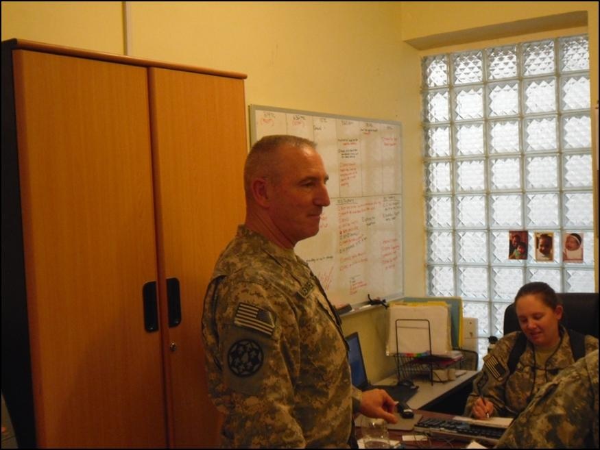 Warrant officer leads by example