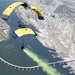 US Navy Parachute Team Above NAB Coronado