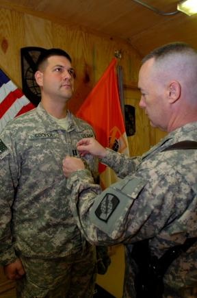 Appling, Ga., resident is promoted to captain in Afghanistan Appling, Ga., resident is promoted to captain in Afghanistan
