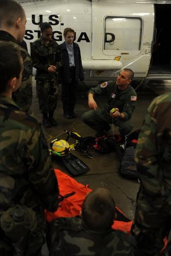 US Naval Sea Cadets visit Coast Guard