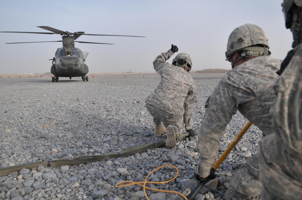 Task Force Resolute soldiers provide ‘Supply from the Sky’