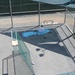 A detainee relaxes in the outdoor recreation area of Camp Six at Joint Task Force Guantanamo