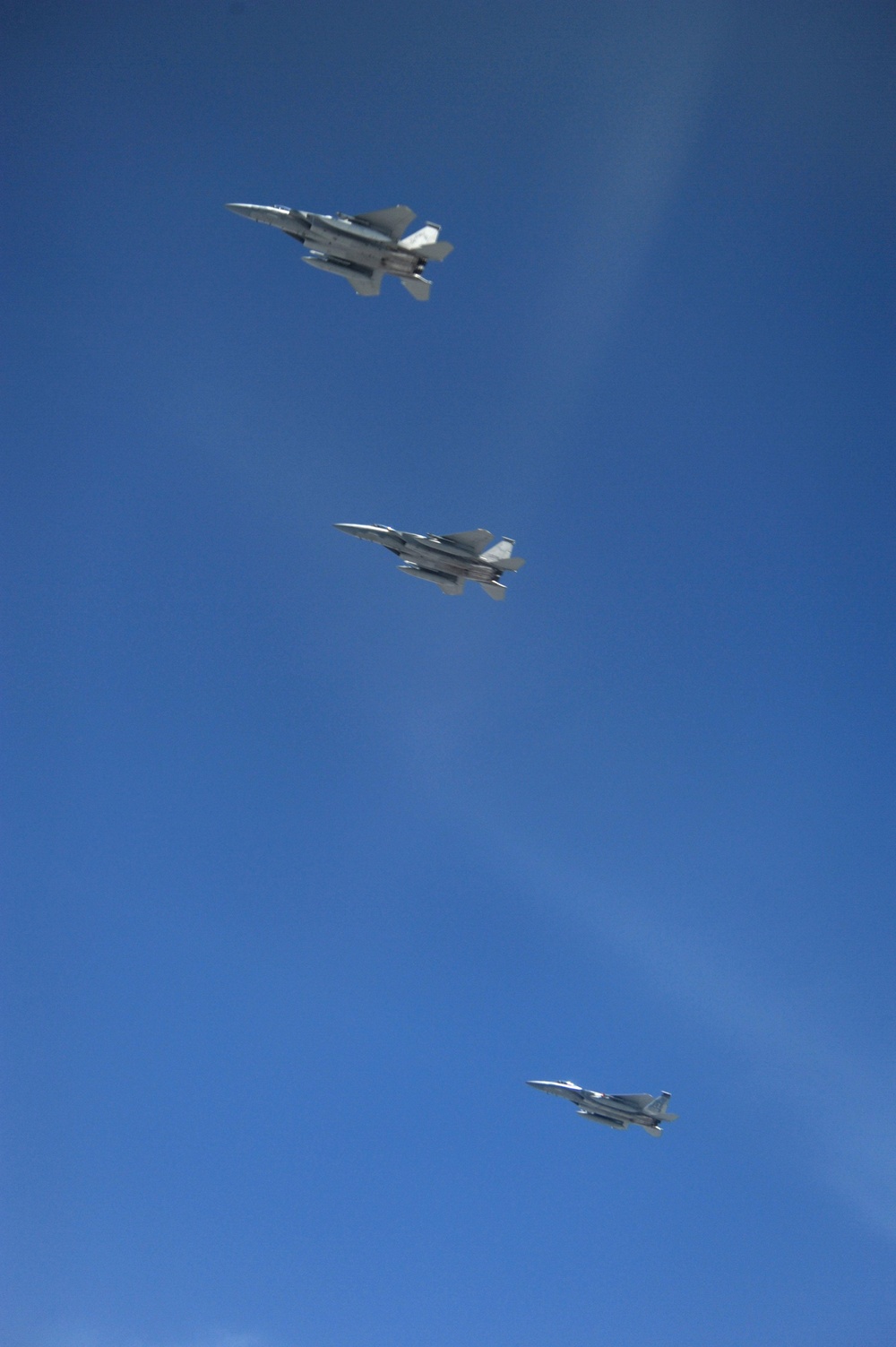 KC-135 Refuels 44th Expeditionary Fighter Squadron F-15