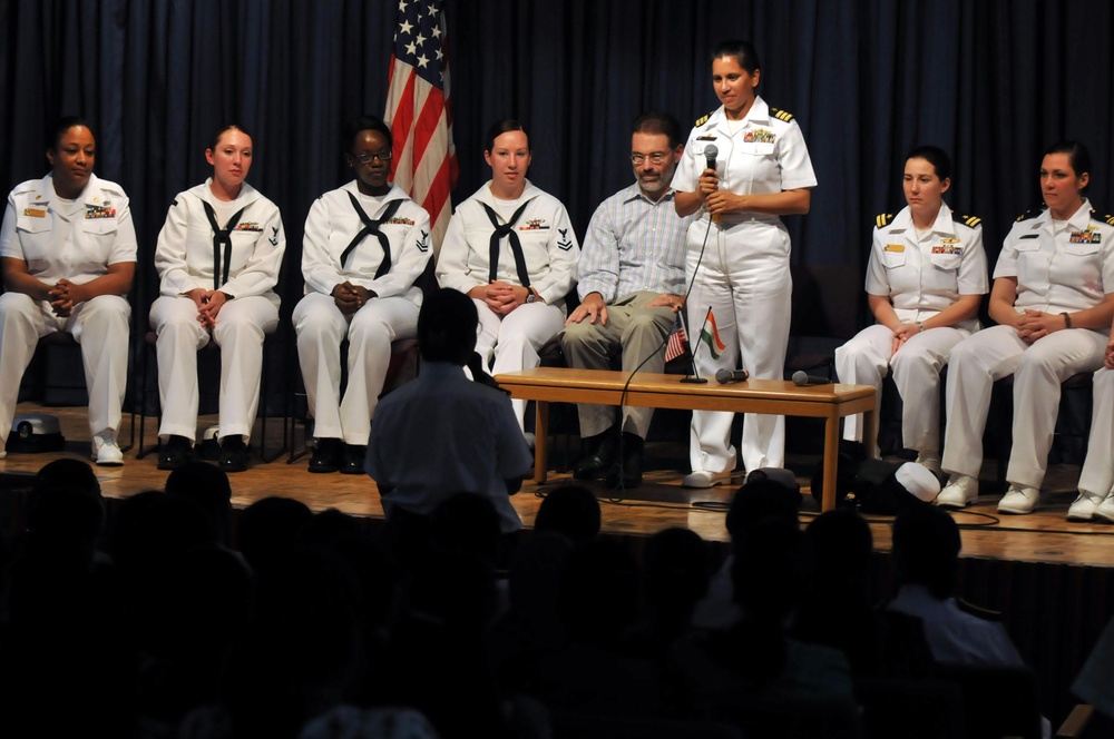 Sailors visit India