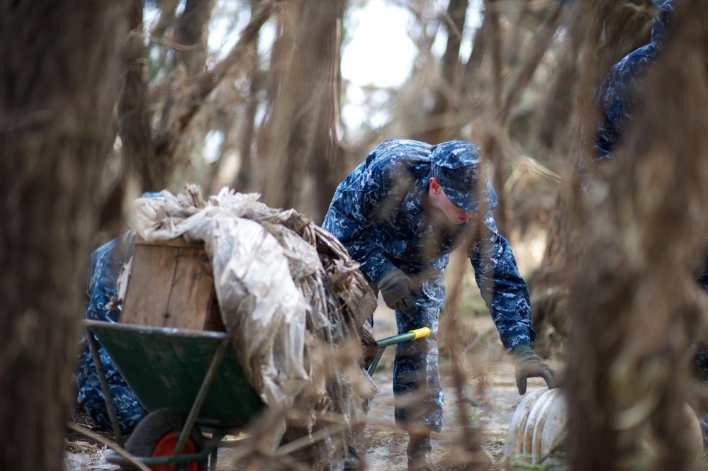 Misawa Sailors Finish up Misawa Beach Recovery