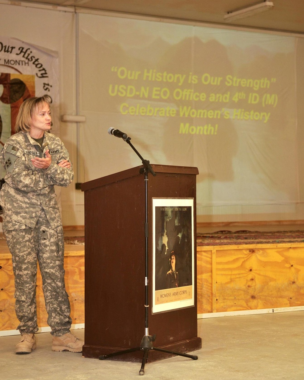 USD-N soldiers celebrate Women's History Month