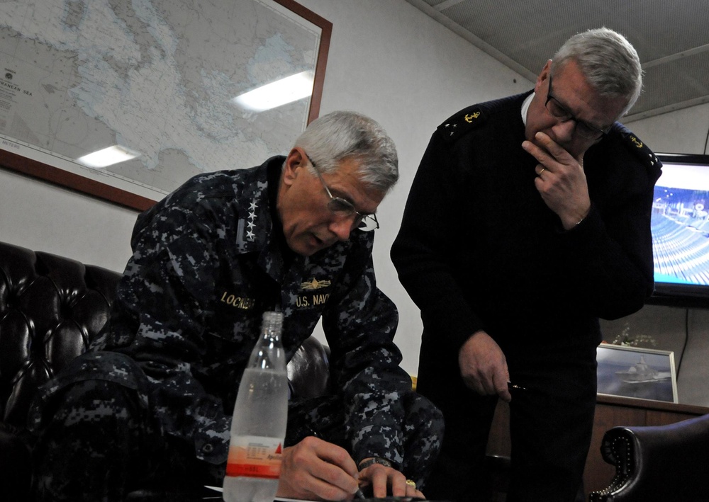 USS Mount Whitney action