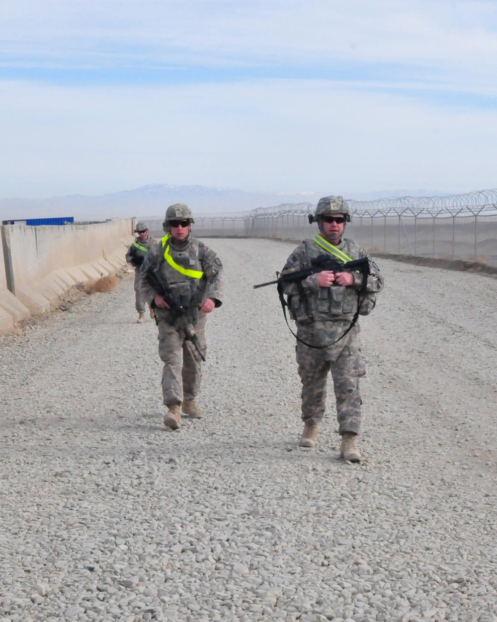 Task Force Gridley Soldiers March During Competition