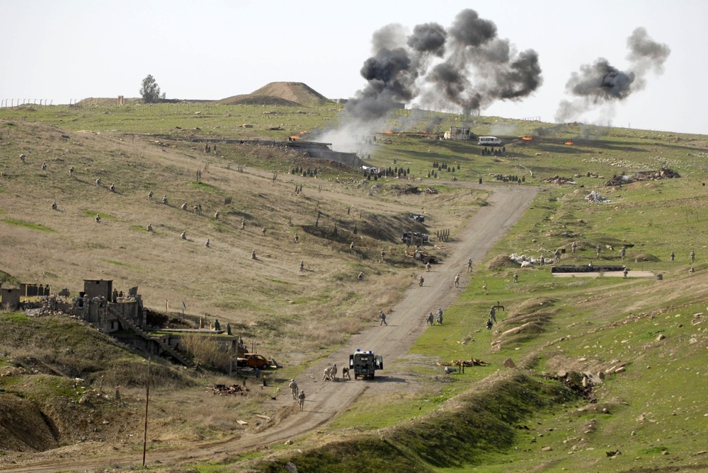 Iraqi army battalion conducts LFX at GWTC