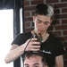 Bragg Military Police Go Bald for St. Baldrick's